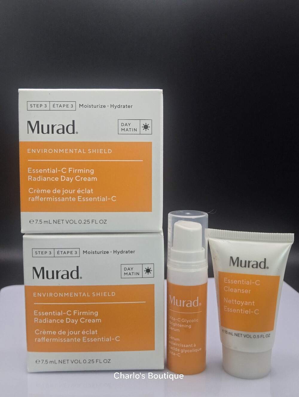 NEW Murad Essential-C & Vita-C 4-Piece Skincare Set